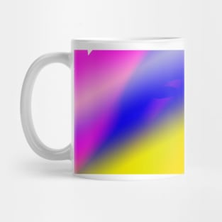 pink blue yellow gradient Mug